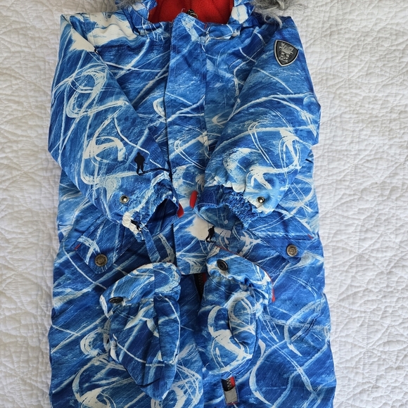 Deux Par Deux Toddler One Piece Snowsuit 18 Months - Picture 7 of 10